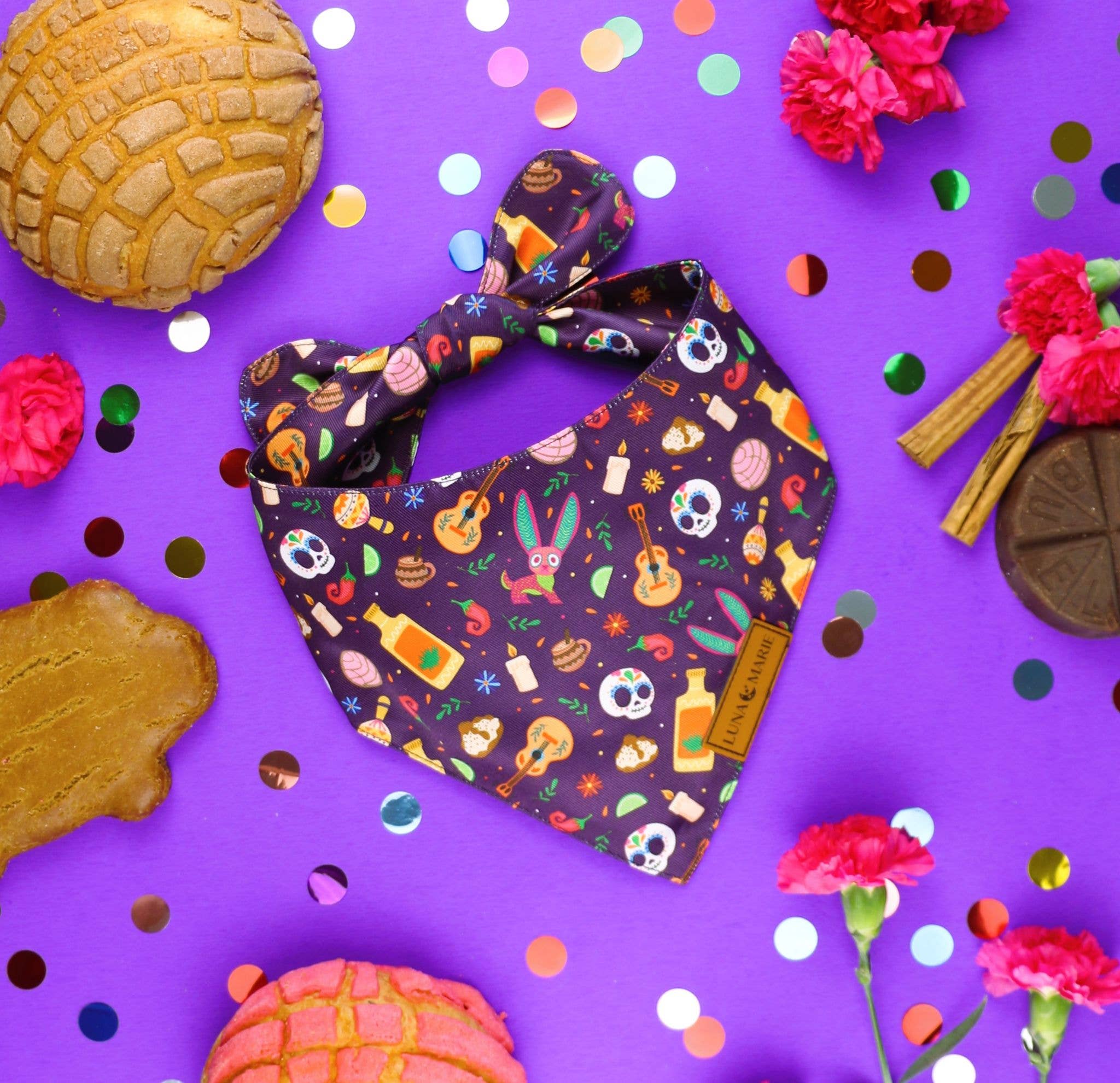 Día de los Muertos Dog Bandana – Limited Edition